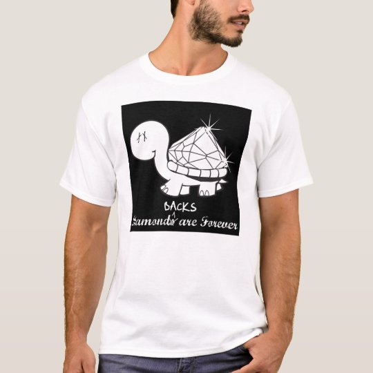 "Diamond(back)s Are Forever" Mens - Black T-Shirt