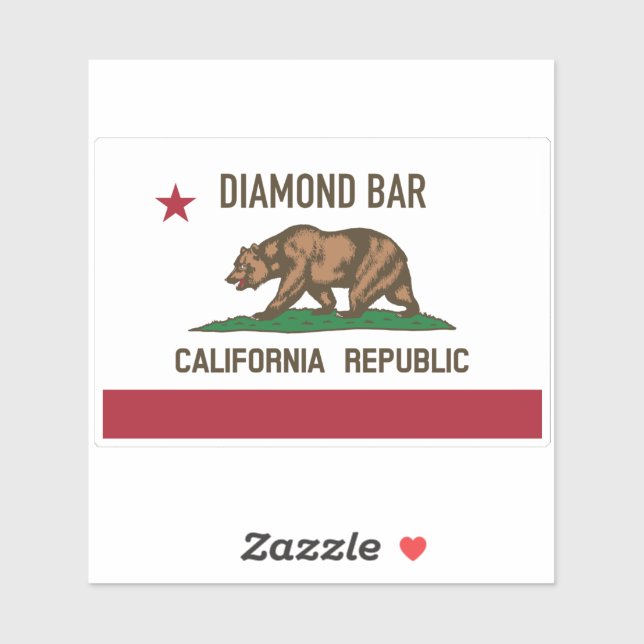 Diamond Bar California Sticker (Sheet)