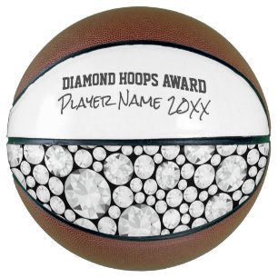 Diamond Basketball Hoops Award Sports Glam Gems