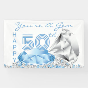 Diamond Birthday Banner
