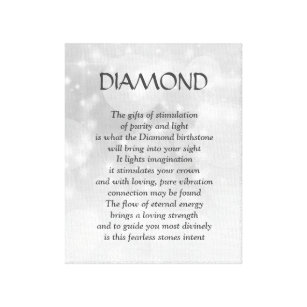 Diamonds Poem Gifts On Zazzle