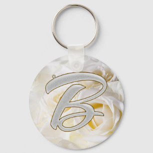 Diamond Bling B Keychain