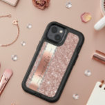 Diamond Bling Glitter Calligraphy Name Rose Gold  iPhone 13 Case<br><div class="desc">Any glitter or diamonds in design are photos and simulated. This design may be personalized in the area provided by changing the photo and/or text. Or it can be customized by clicking Personalize this Template and then choosing the click to customize further option and delete or change the color of...</div>