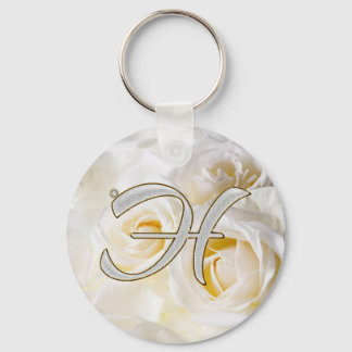 Diamond Bling H Keychain