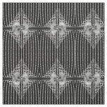 Diamond Bows Elegant Goth Pattern Fabric