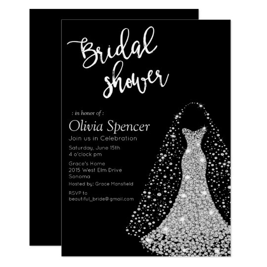 Diamond Bridal Shower Invitation | Zazzle.com
