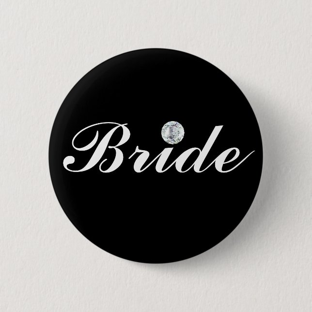 Diamond bride-black button (Front)