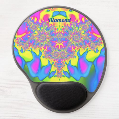 DIAMOND  Bright Multicoloured  Gel Mouse Pad 