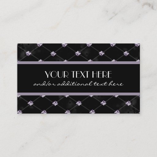 Customizable Diamond Business Card Template