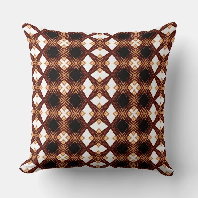 Diamond Cafe II (Large Print) Square Throw Pillow (Front)