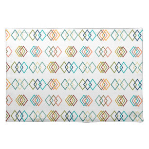 Diamond Chains  Cloth Placemat