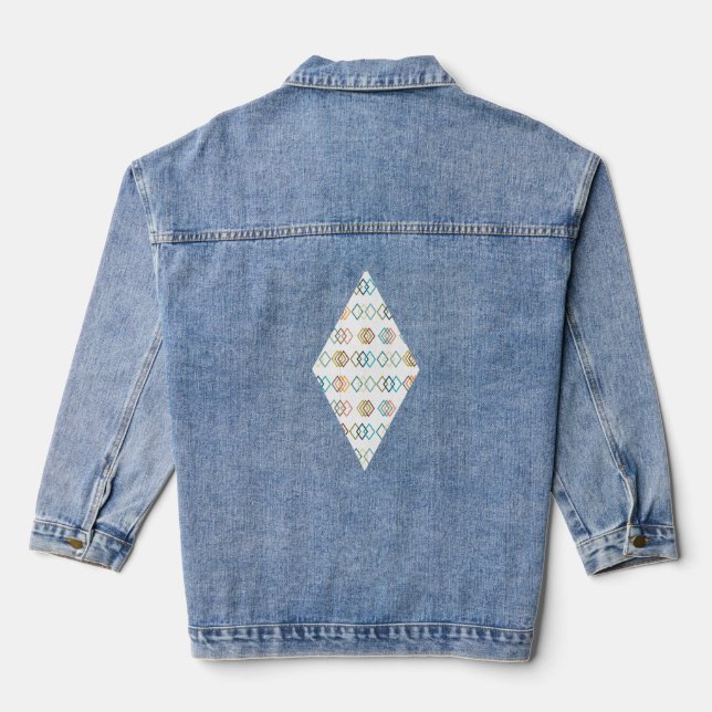 Diamond Chains  Denim Jacket (Back)