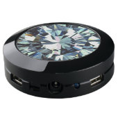 Diamond Charge Hub USB (Angled Back)
