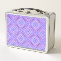 Diamond Check Patchwork - Lilac Blue 1