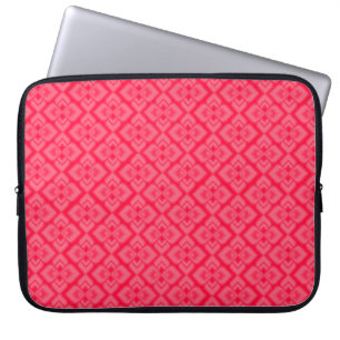 Diamond chic red pink laptop case