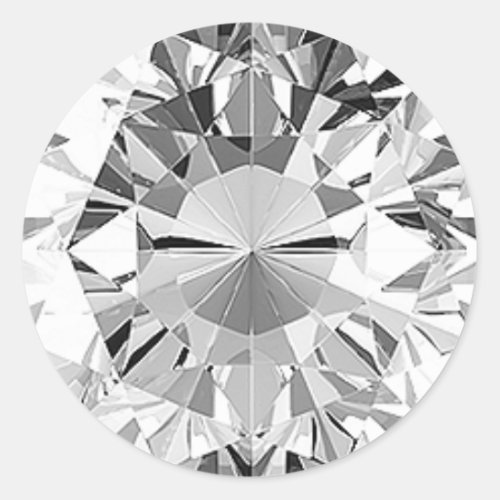 Diamond Classic Round Sticker