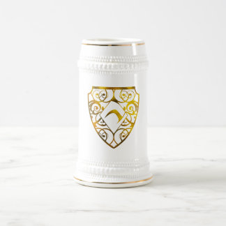 Diamond Club White/Gold 22 oz Stein