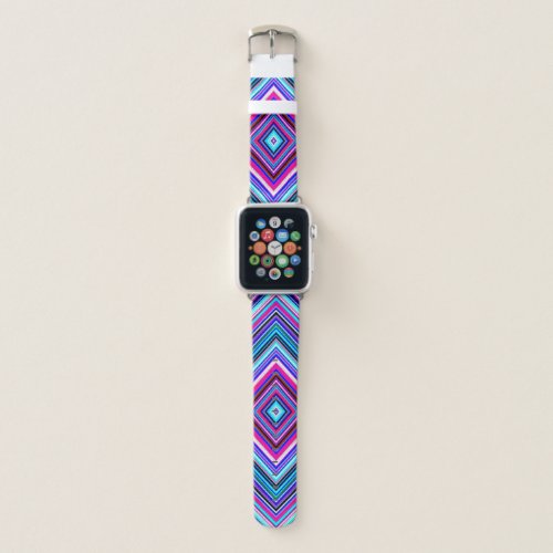 Diamond Colorful Geometric Kaleidoscope Apple Watch Band