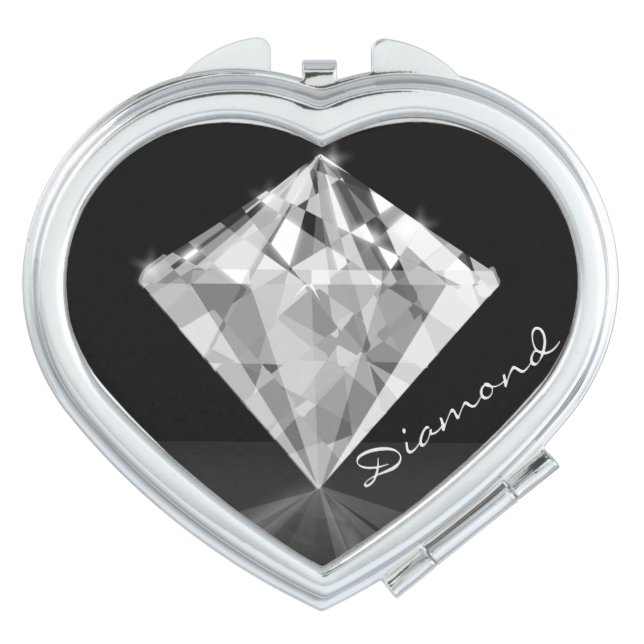 Diamond Compact Mirror (Front)