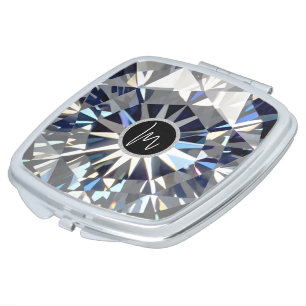 Diamond Compact Mirror