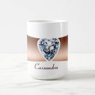Diamond Copper Personalized Mug