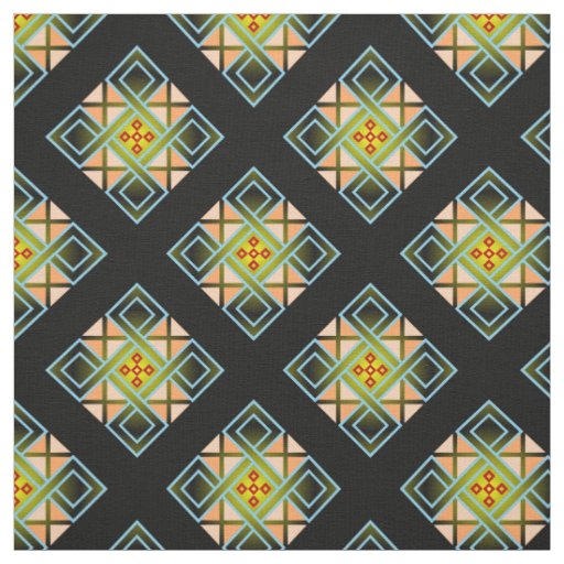 Diamond Crosses Fabric