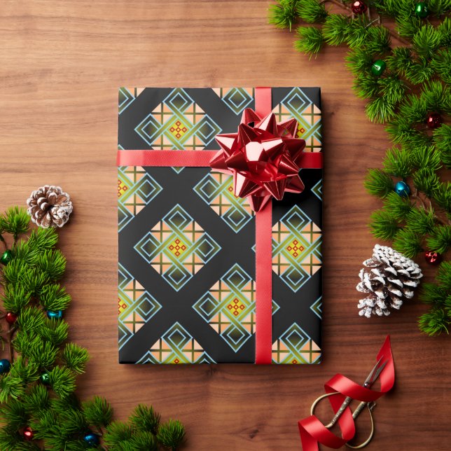 Diamond Crosses Wrapping Paper (Holiday Gift)