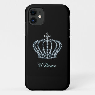 Diamond Crown Customizable iPhone Case