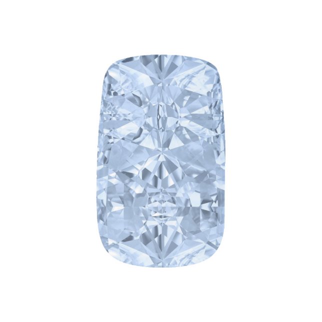 Diamond Crystal Nail Art (Left Thumb)