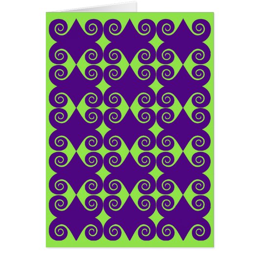 Diamond Curl Pattern Cards (Front)