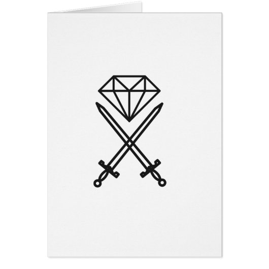 Diamond cut cards (Front)