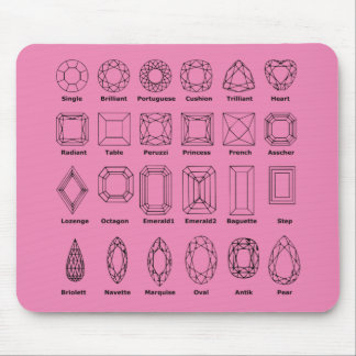 Diamond Cuts Mouse Pad
