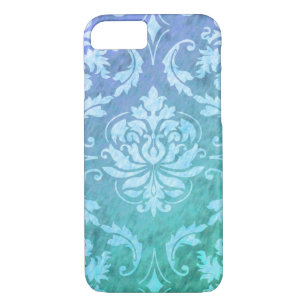 Vintage Turquoise Wallpaper Phone Tablet Laptop Ipod Cases