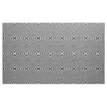 Diamond Damask Optical Illusion Gray Modern Lines Fabric
