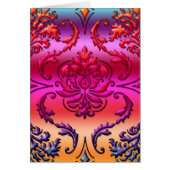 Diamond Damask, Reverse Rainbow Fade #5 (Front)