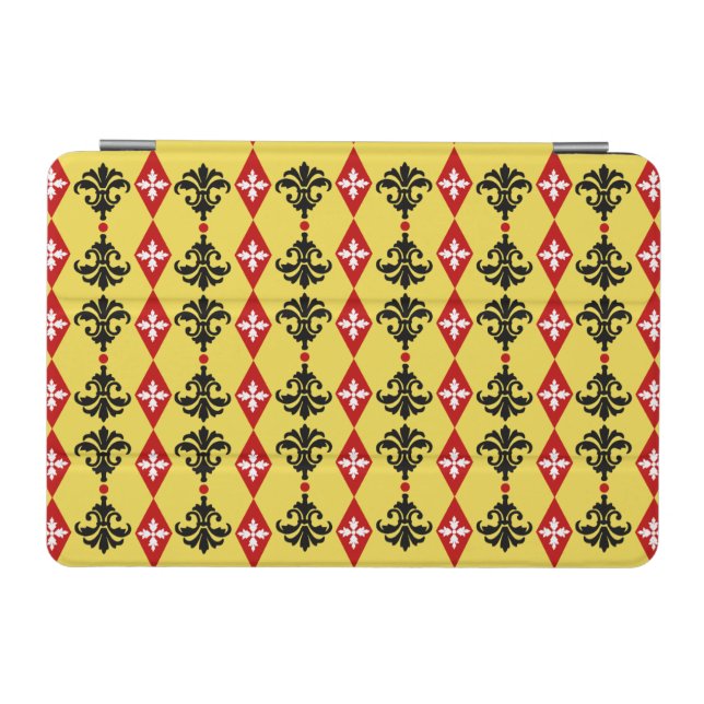 Diamond Damask Stripe iPad Mini Cover (Horizontal)