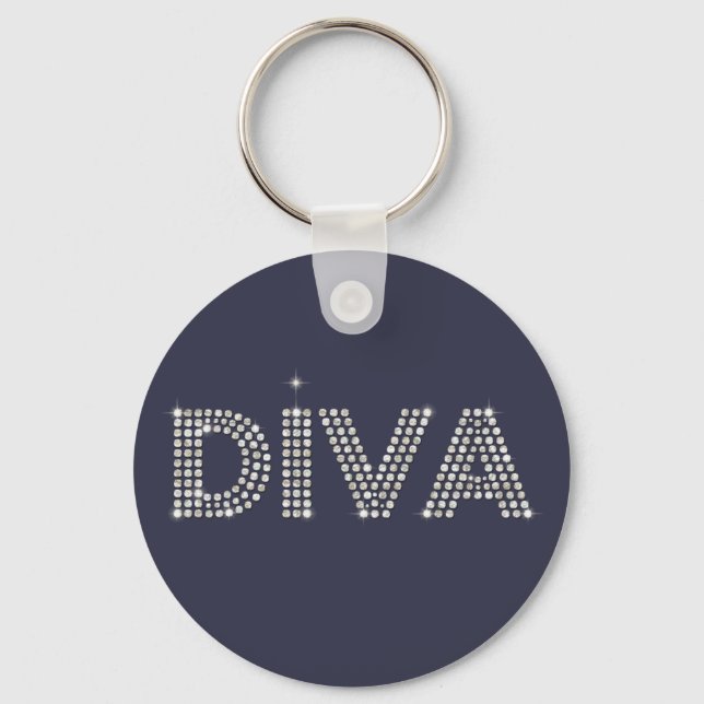 Diamond Diva Keychain (Front)
