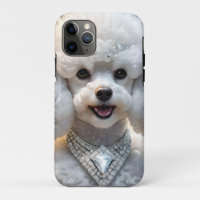 "Diamond Diva: The Glamorous Poodle in Sparkle"