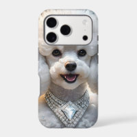 "Diamond Diva: The Glamorous Poodle in Sparkle"
