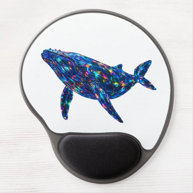 Diamond Dolphin - Vibrant Art Gel Mouse Pad (Front)