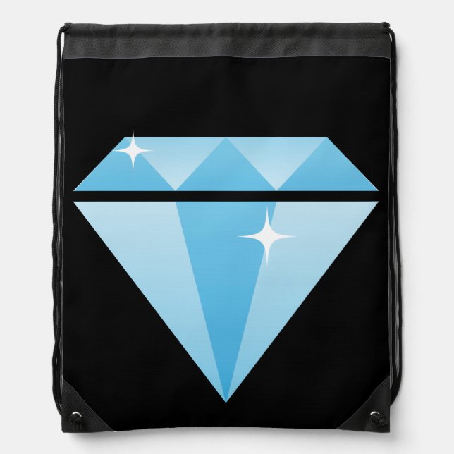 Diamond Drawstring Backpack (Front)