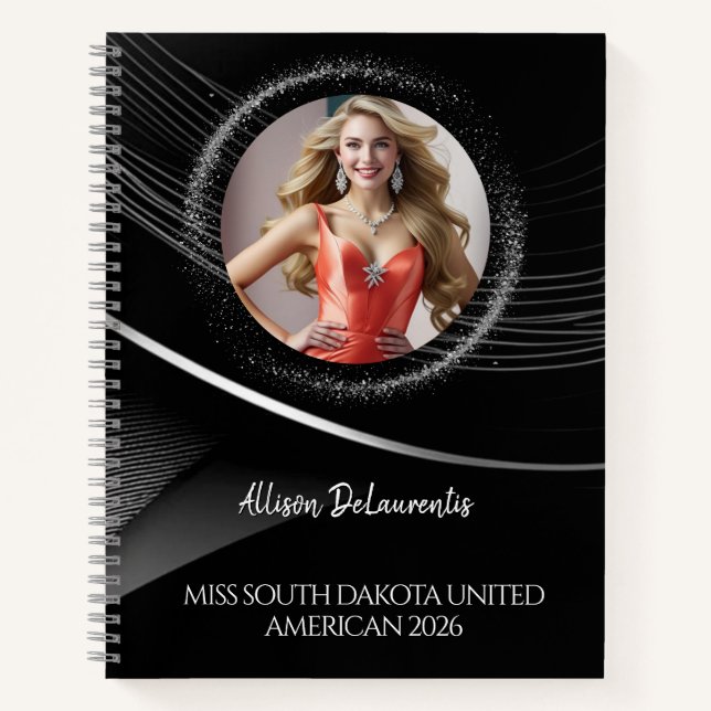 Diamond Dust Ultimate Pageant Checklist Notebook (Front)