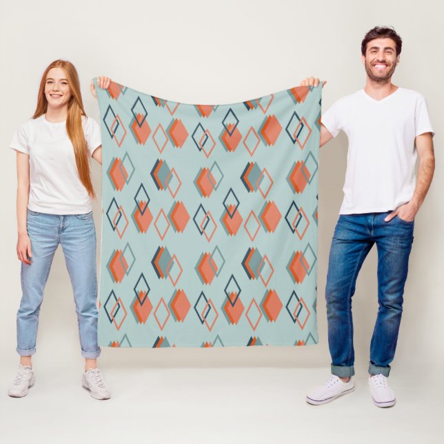 Diamond Echoes  Fleece Blanket (In Situ)