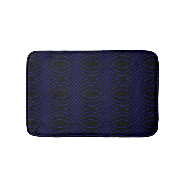 Diamond Eyes Modern Pop Art Abstract Bath Mat (Front)
