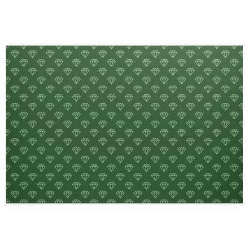 Diamond - Faded Green on Dark Green 003300 Fabric