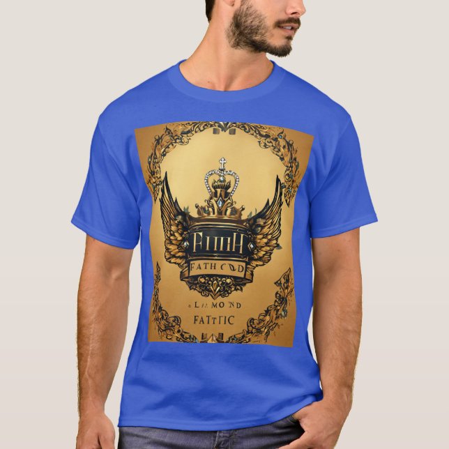 "Diamond Fath Design T-Shirt –Unique, Bold Graphic (Front)