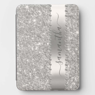Diamond Faux Bling Glitter Calligraphy Kindle Cover