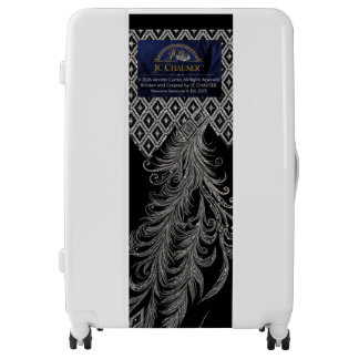 Diamond Feather Suitcase