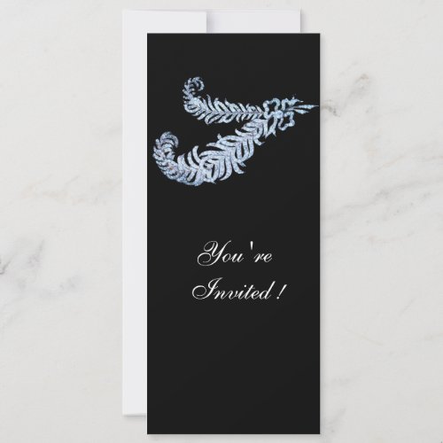 DIAMOND FEATHERS INVITATION