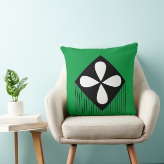 Diamond Floral Geometric Pattern